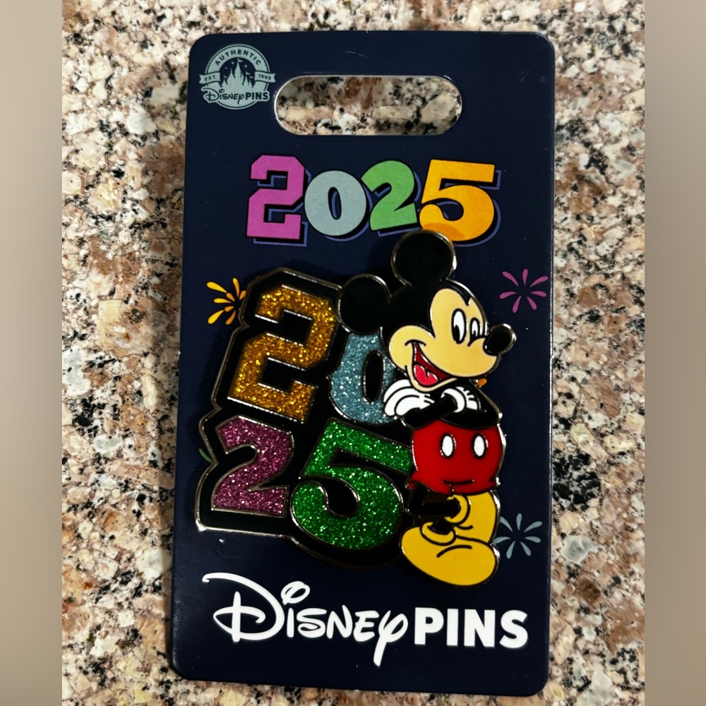 Disney Parks 2025 Mickey Mouse Fireworks Pin New